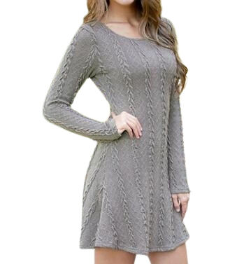 Autumn Loose knitted Sweaters Dress