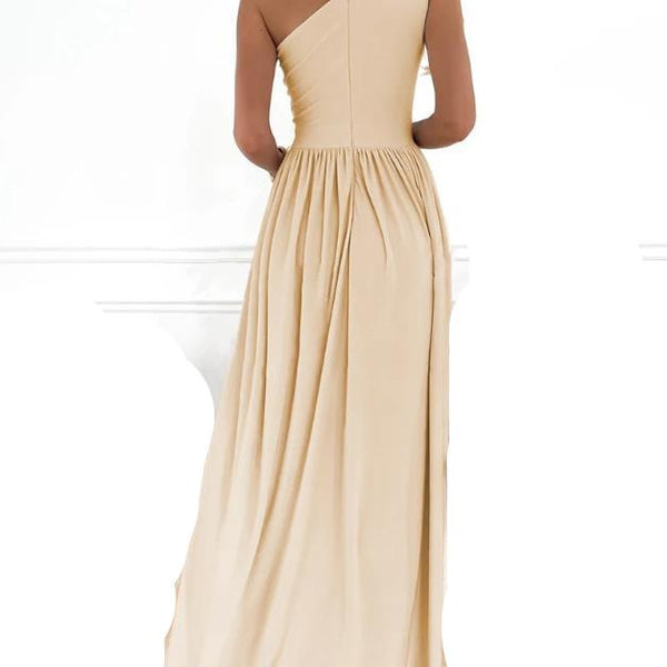 One Shoulder Maxi Dress