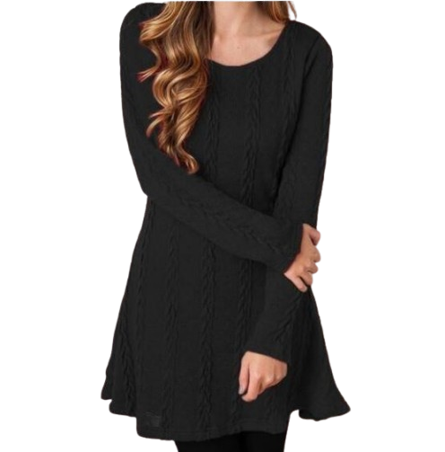 Autumn Loose knitted Sweaters Dress