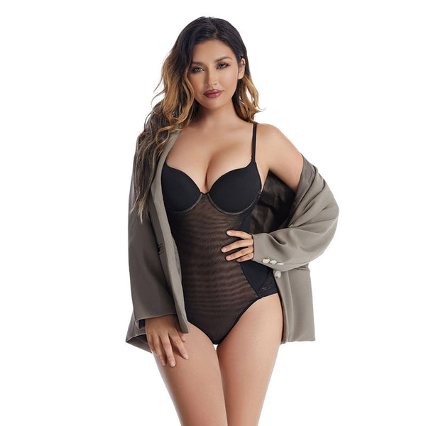 Seamless Sculpting Bodysuit One Piece Underwired